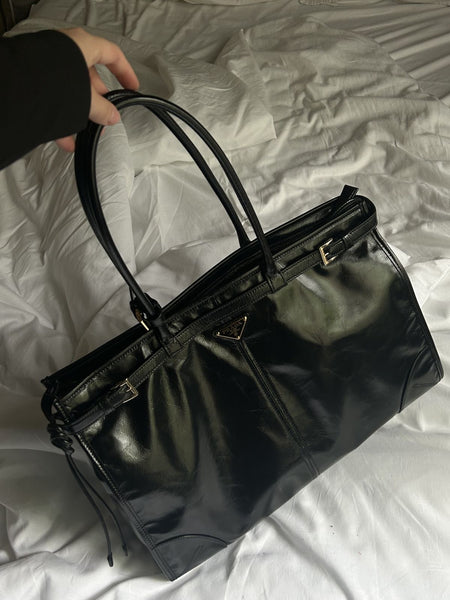 P leather tote bag premium quality