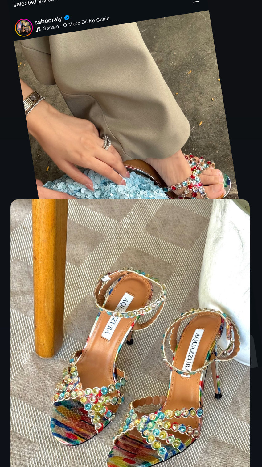 aquazra famous brand heel
