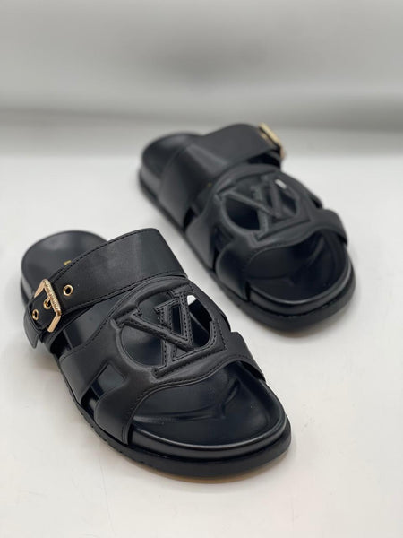 lv comfort mule brand slipper