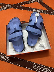 Hrms famous brand slipper suede leather