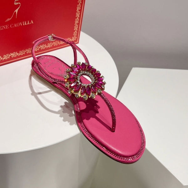 famous brand rene covila slipper