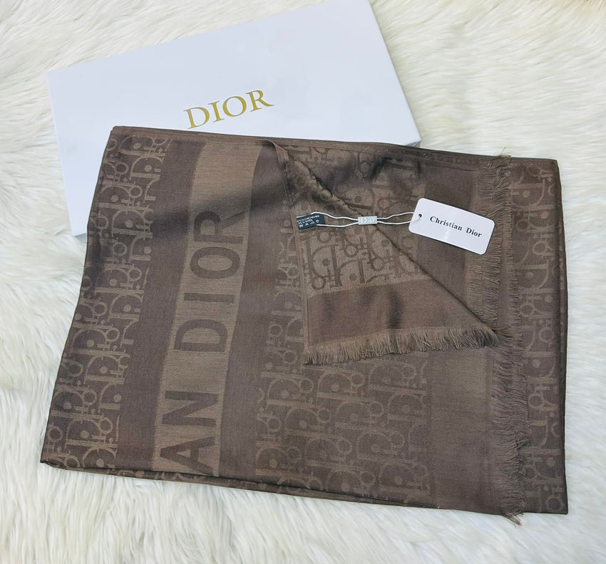 Dior pashmina scarf