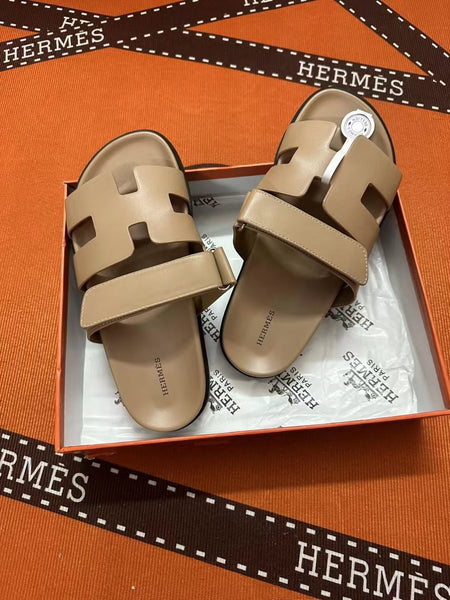 Hrms famous brand slipper leather