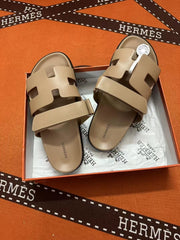 Hrms famous brand slipper leather