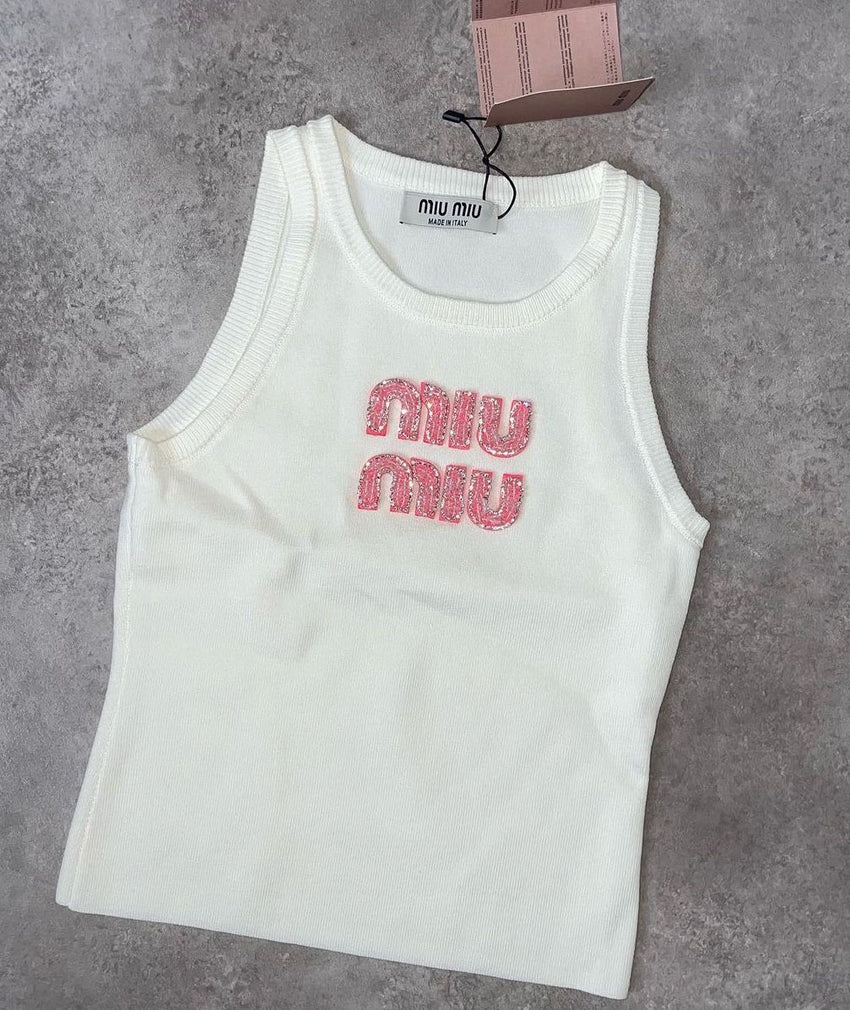 Miu famous brand tank top