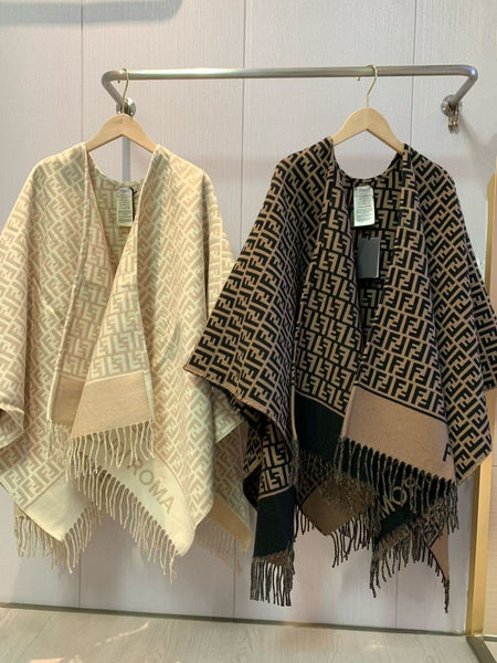 F BRAND CAP SHAWL